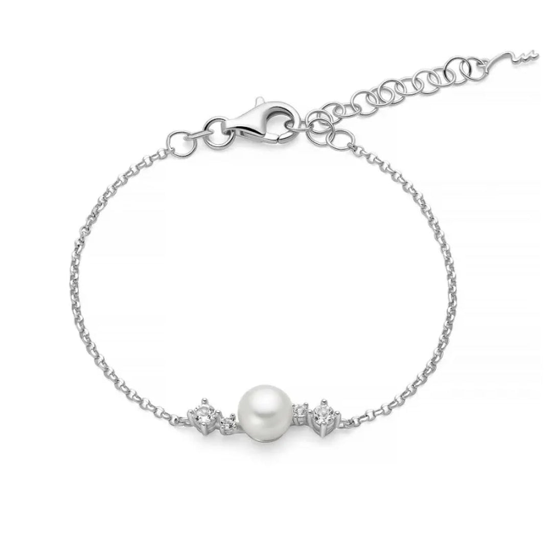 Miluna Bracciale in Argento e Perle