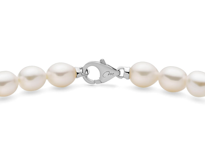 Collana Miluna Argento Perle Oriente