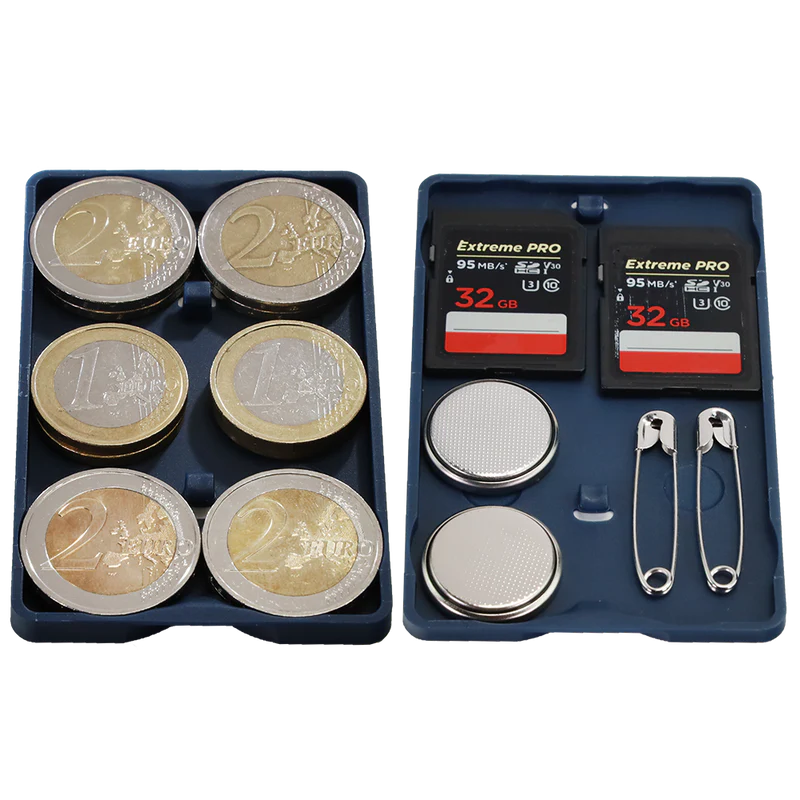 Portafoglio I-CLIP MAX Original Pure Silver Pelle Martellata