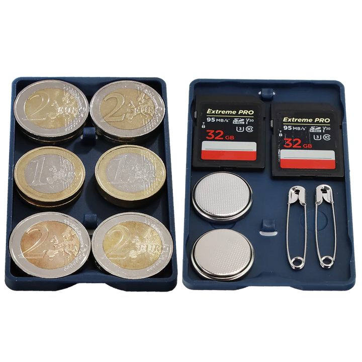 Portafoglio I-CLIP MAX Original Pure Silver Pelle Martellata