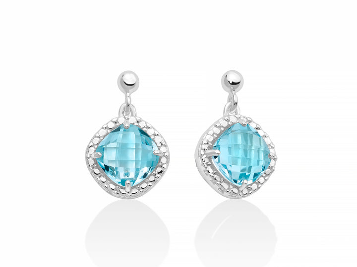 Sky Gem Topaz Earrings 