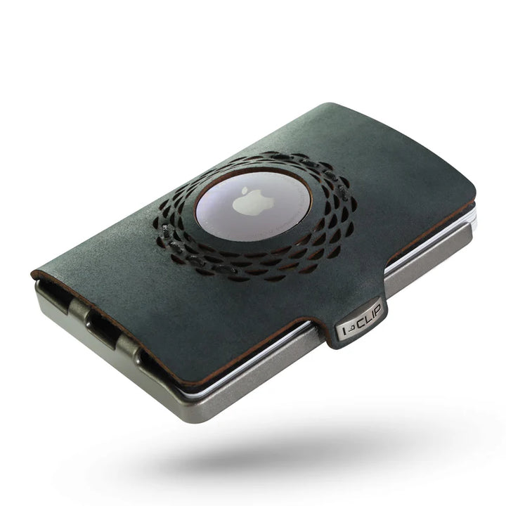 Portafoglio I-CLIP Original Silver per Apple AirTag Nero