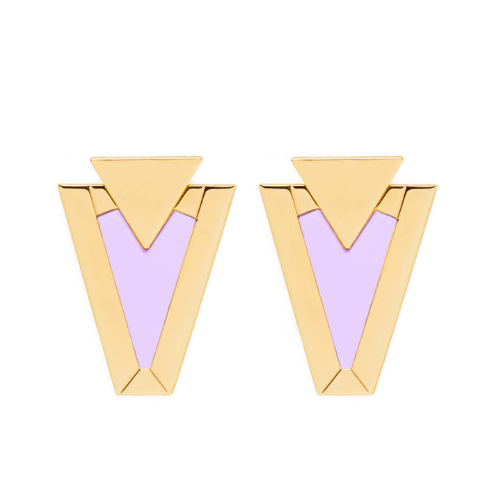 Rhea Liliac earrings Valentina Ferragni