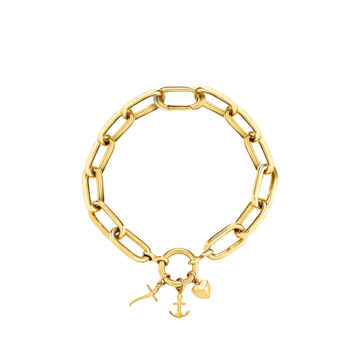 Breil B&amp;Me IP Gold bracelet