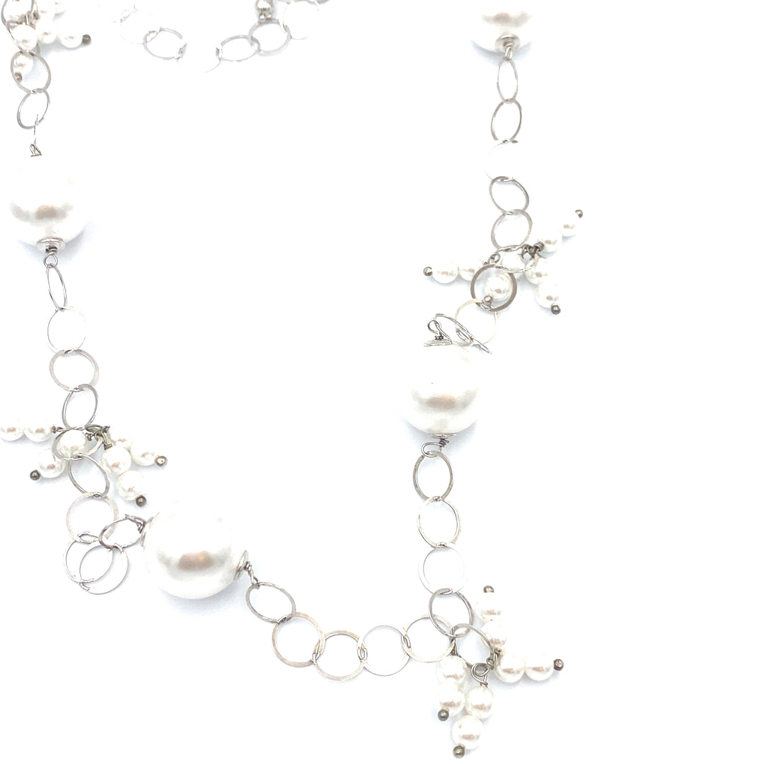 Collana Donna Maglia Rolo' Perle