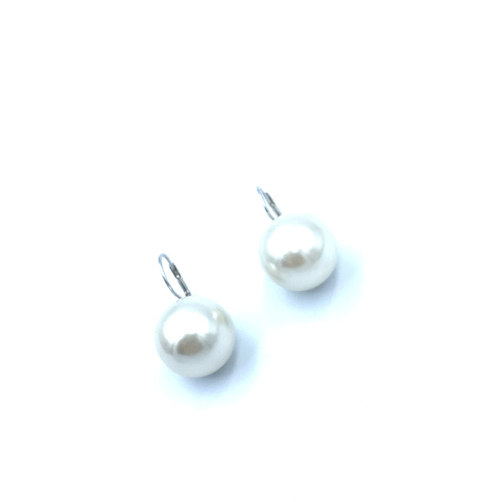 Orecchini  Argento Perla 17,5 mm