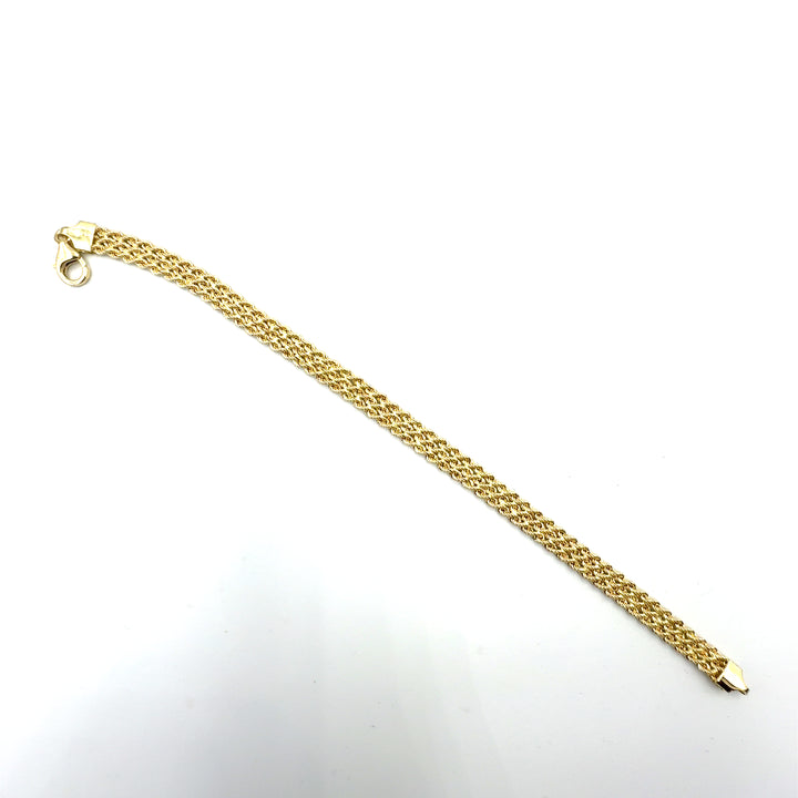 Yellow Gold Rope Bracelet