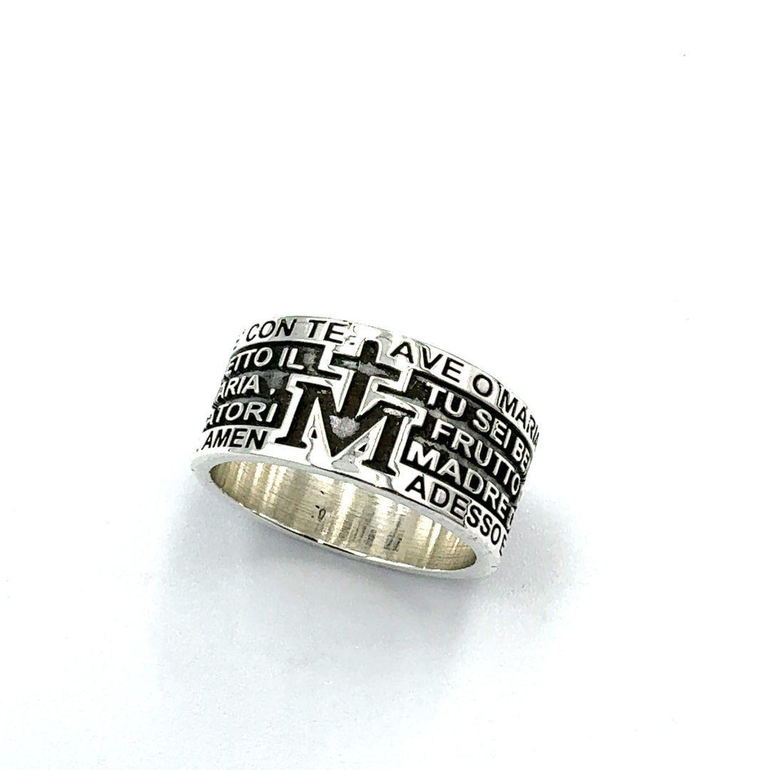 Ring Ave Maria Anello Sardo Ring Ave Maria Anello Preghiera Offers