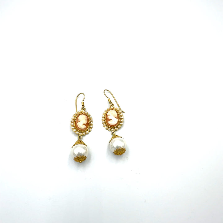 Hera's Treasure Mother of Pearl Drop Earrings