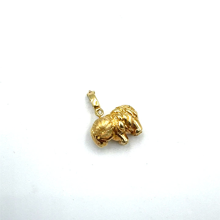 Pendente Ariete in Oro Giallo