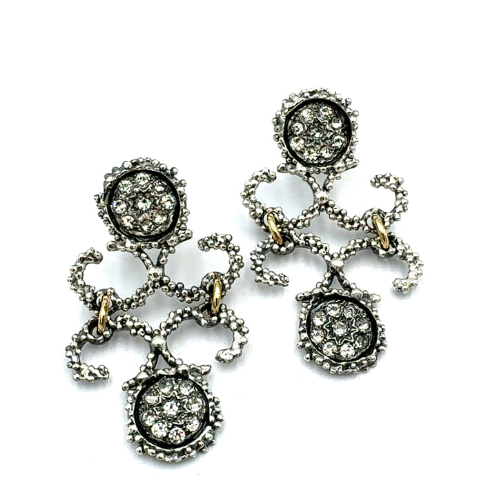 White Gold Earrings