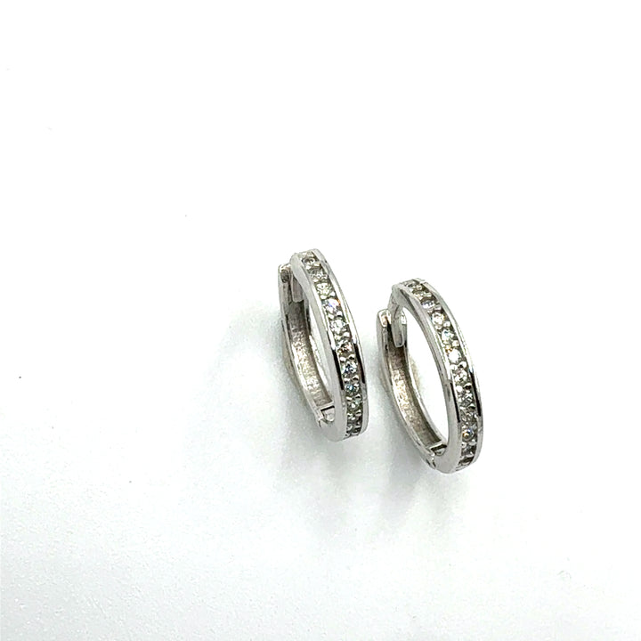 Sicilian White Gold Earrings Jewellery