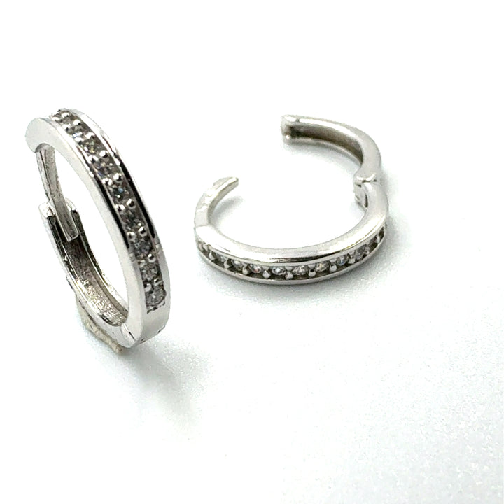 Sicilian White Gold Earrings Jewellery