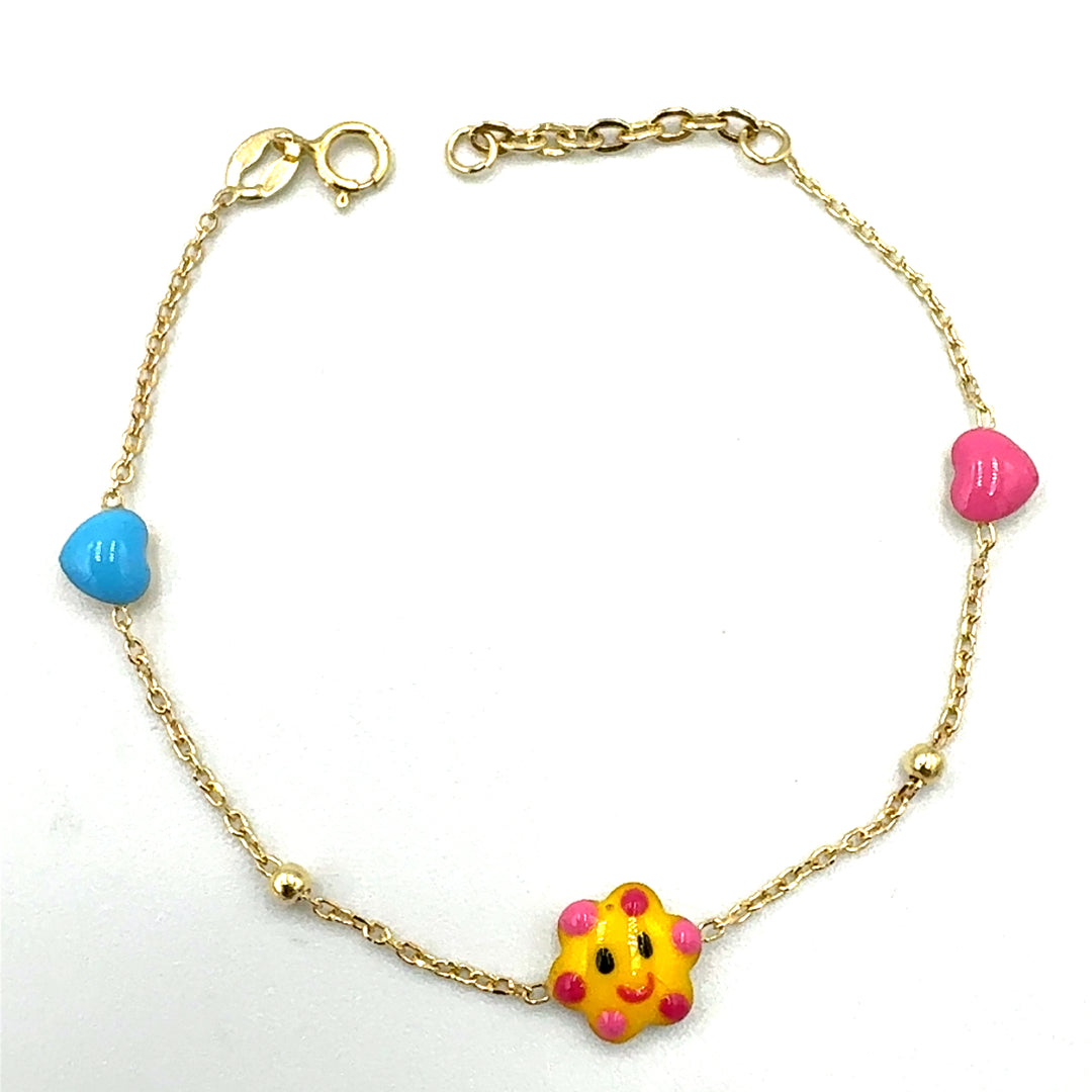 Bracciale Cuori Sole  Bimba