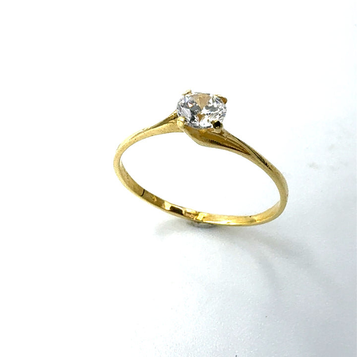 Solitaire Ring with Zircon