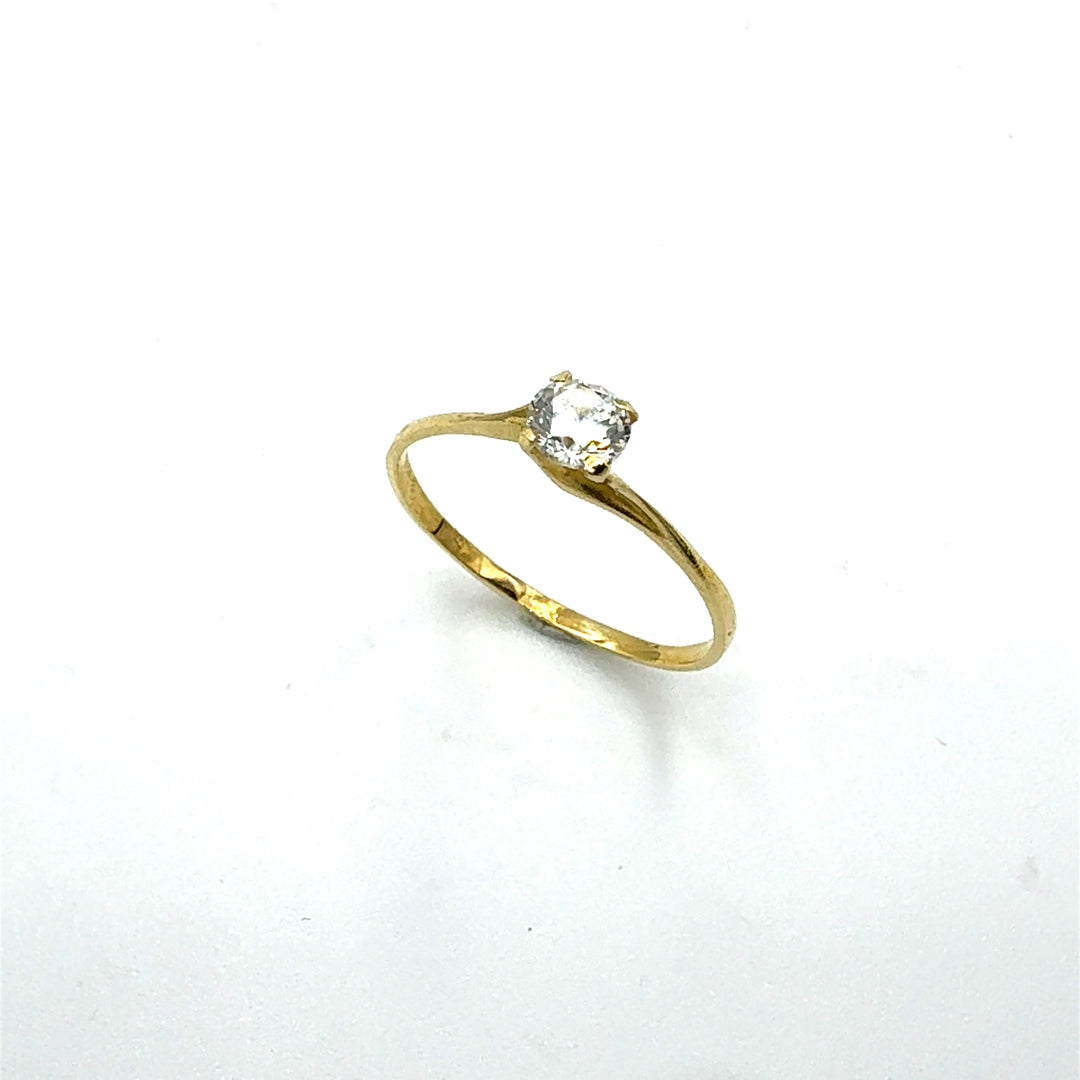 Solitaire Ring with Zircon