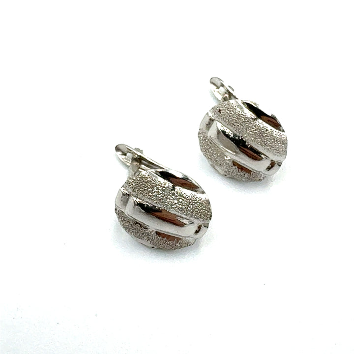 Earrings in White Gold