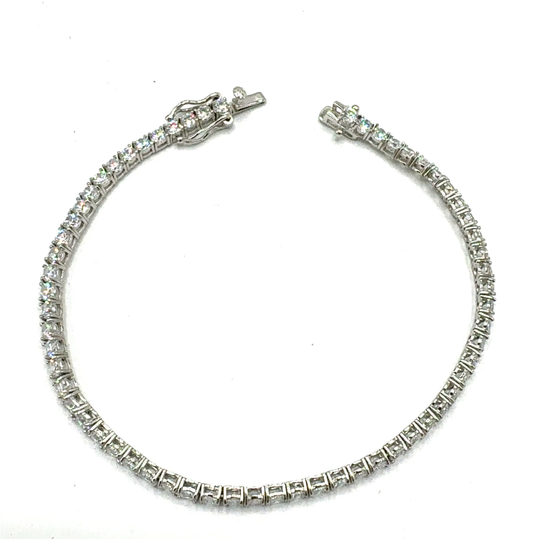 Silver Tennis Bracelet