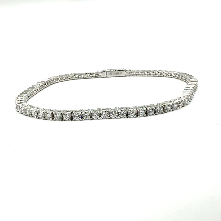 Silver Tennis Bracelet