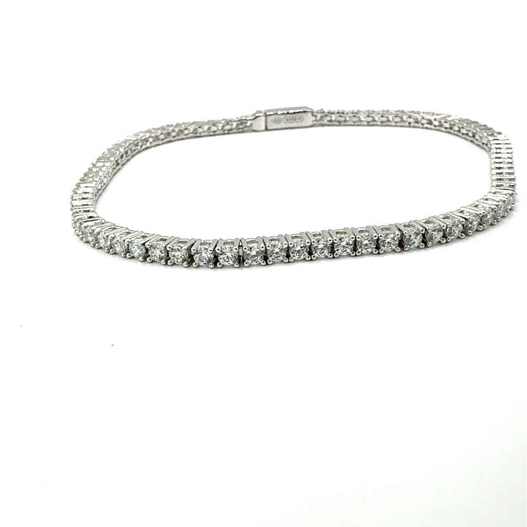 Silver Tennis Bracelet