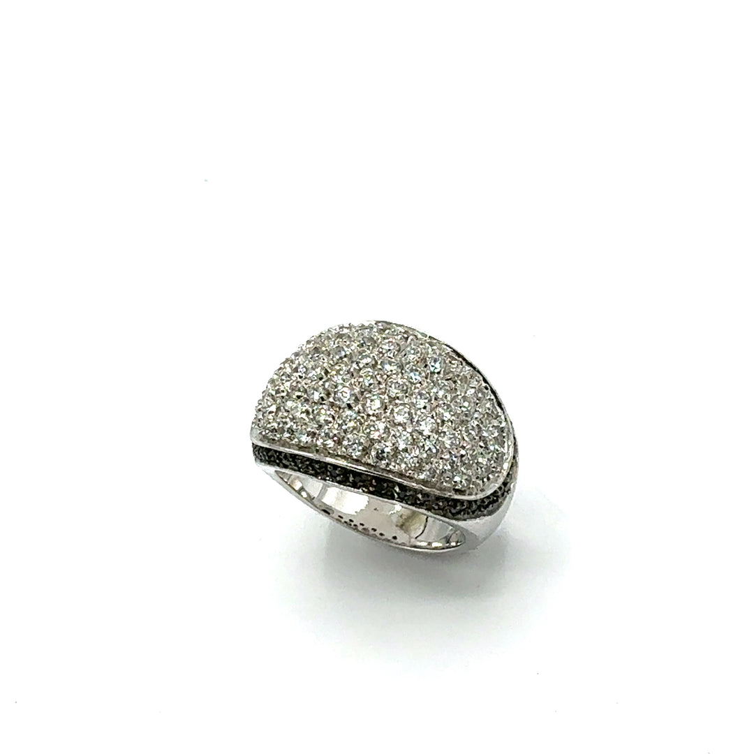 Anello Fascia Pavè Zirconato