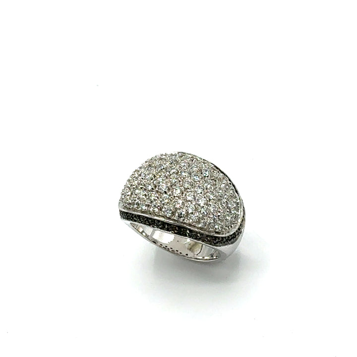 Anello Fascia Pavè Zirconato