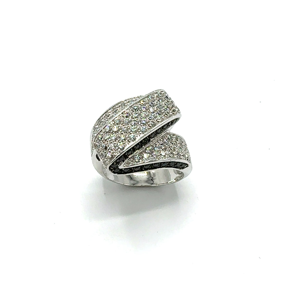 Anello Fascia Pavè Zirconato