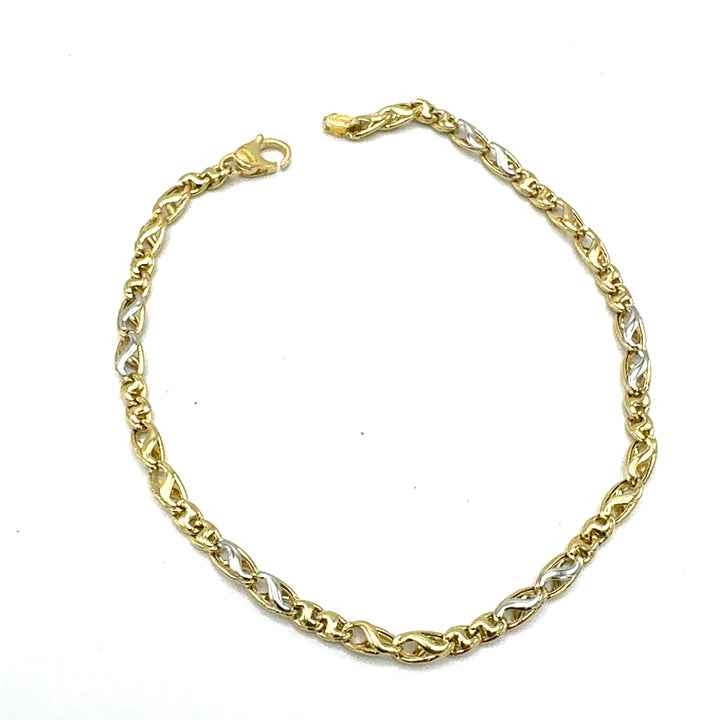 Bracciale Oro Bicolore Cerini