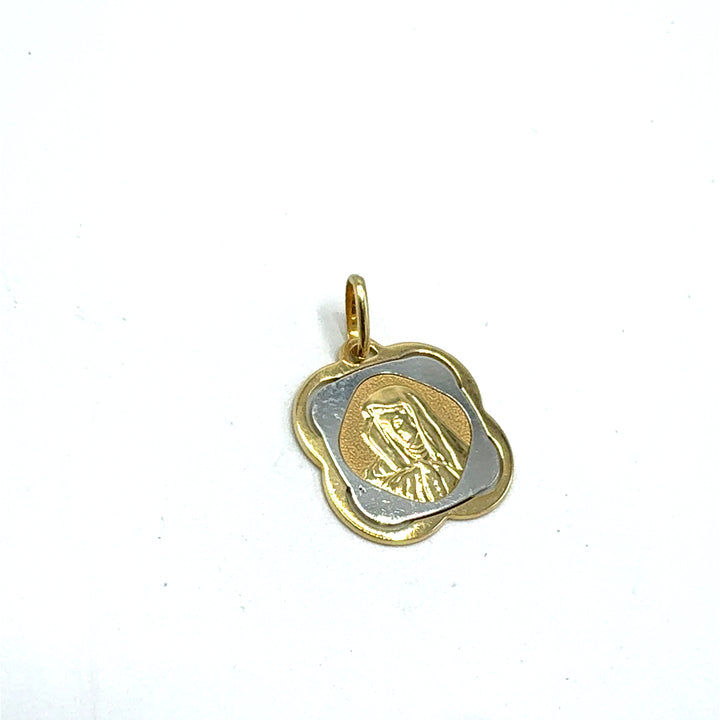 Heart pendant with Madonna