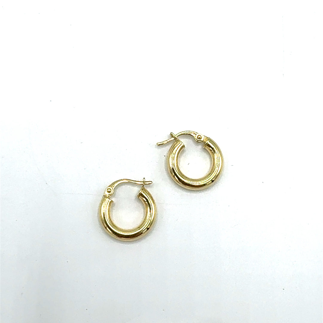 Orecchini Cerchio Oro Giallo 2,5 mm