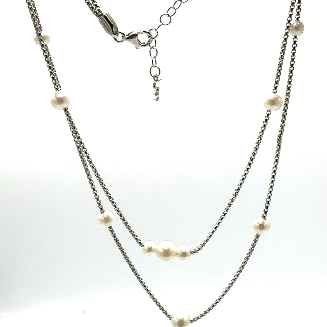 Collana Miluna Perle Argento PCL6630