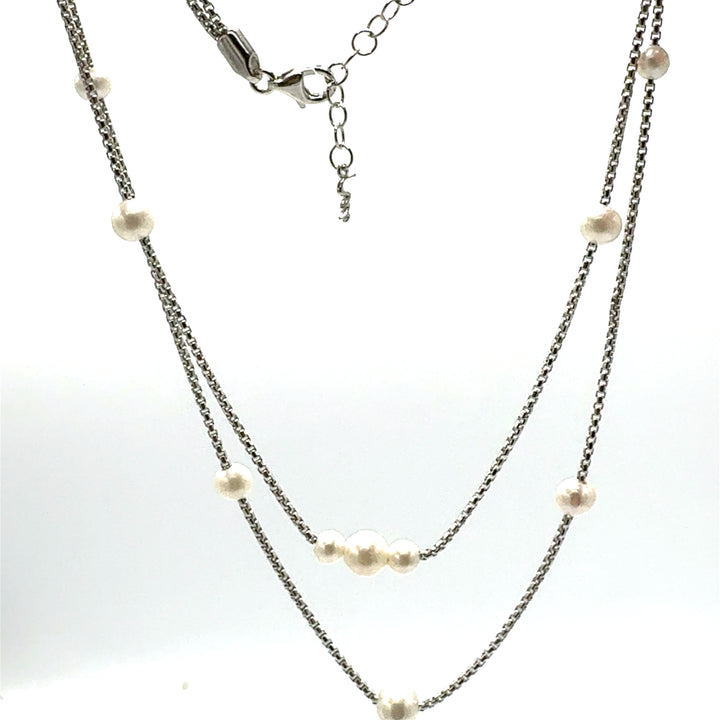 Collana Miluna Perle Argento PCL6630