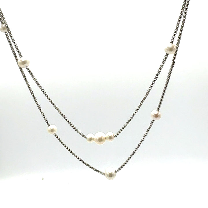 Collana Miluna Perle Argento PCL6630