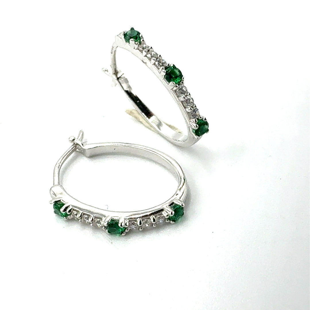 Yellow Gold Circle Earrings