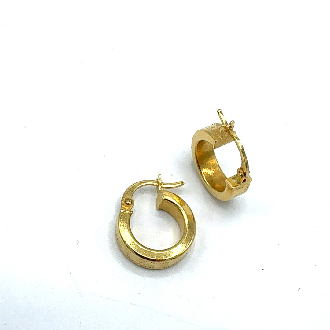 Orecchini Cerchio Oro Giallo