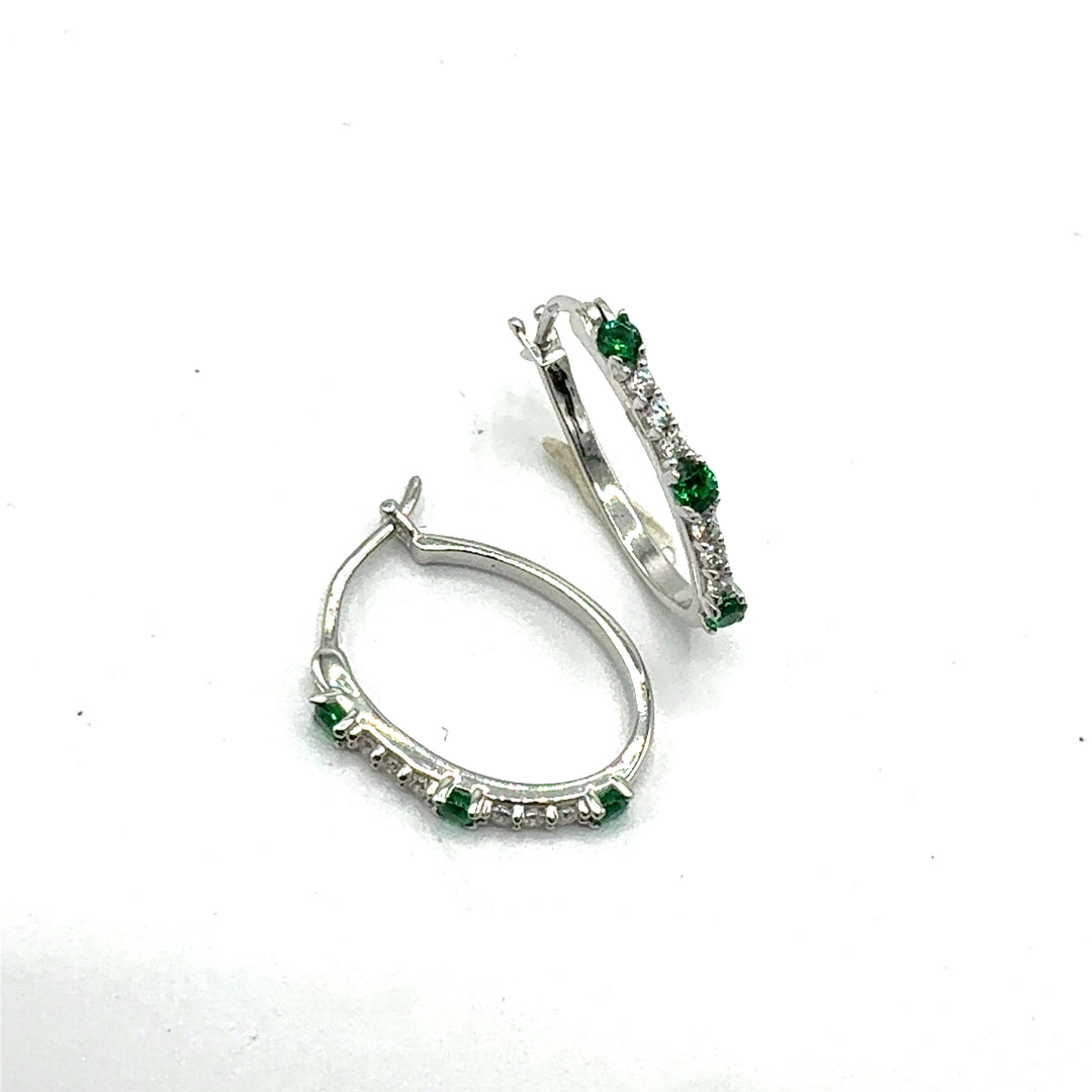 Yellow Gold Circle Earrings