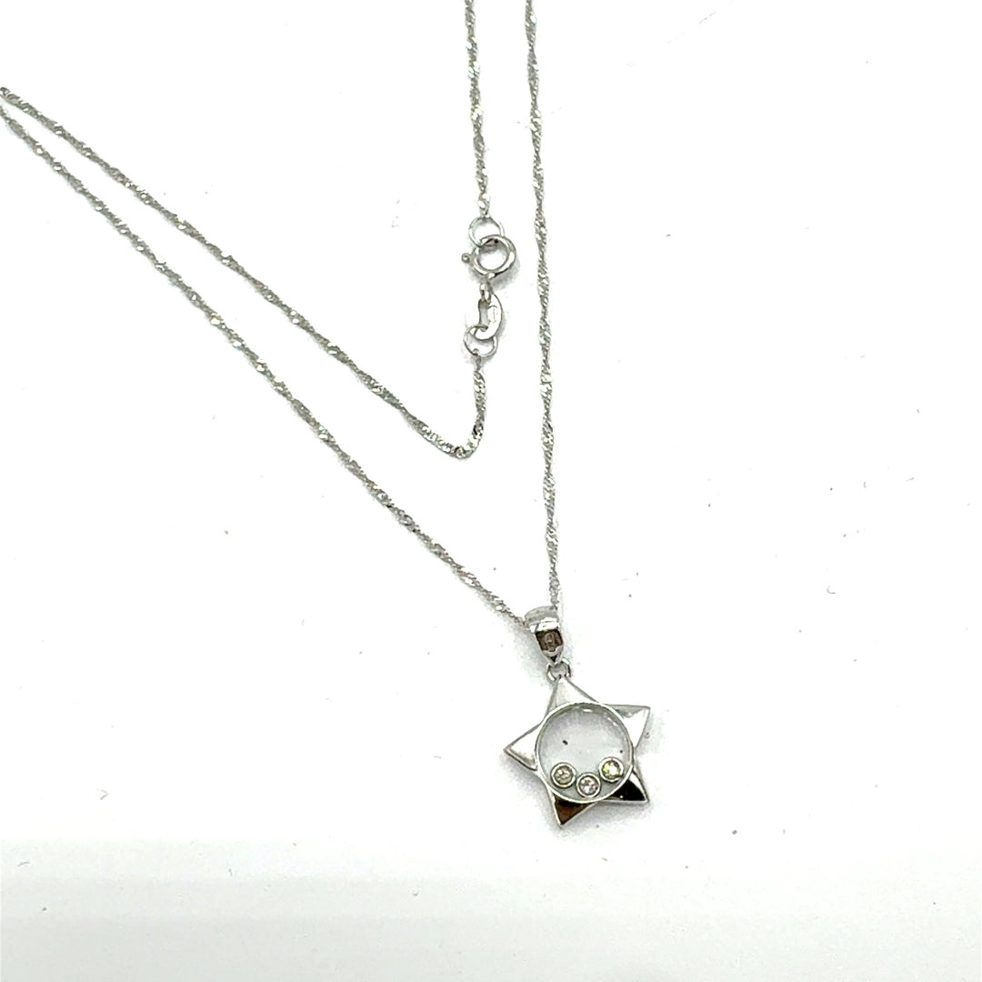 Collana Unoaerre Ciondolo Diamanti