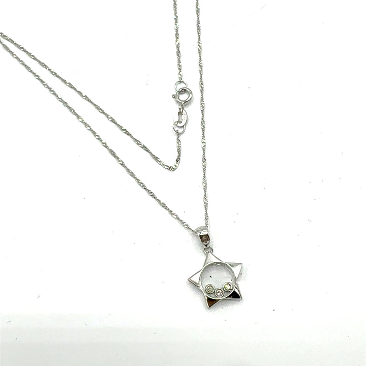 Collana Unoaerre Ciondolo Diamanti