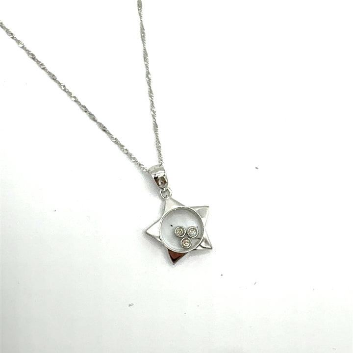 Collana Unoaerre Ciondolo Diamanti