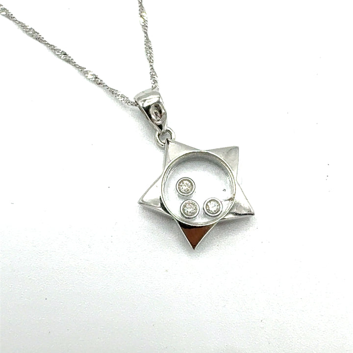 Collana Unoaerre Ciondolo Diamanti