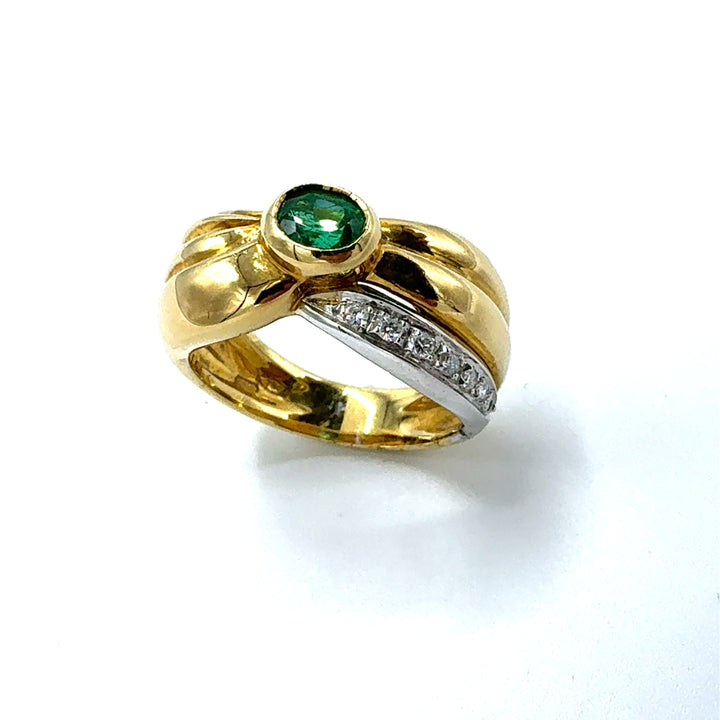 Anello Fascia Smeraldo