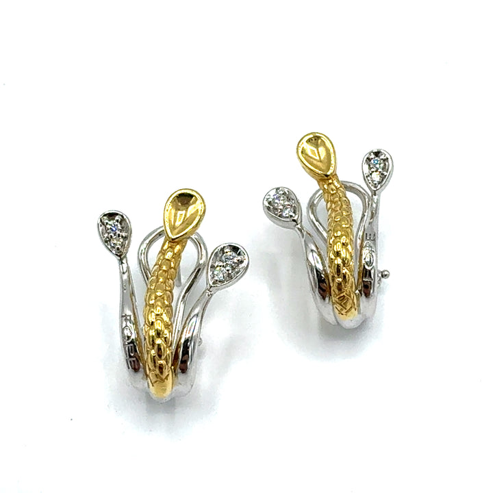 Orecchini Fope Oro Bicolore