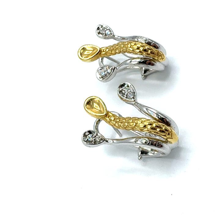 Orecchini Fope Oro Bicolore