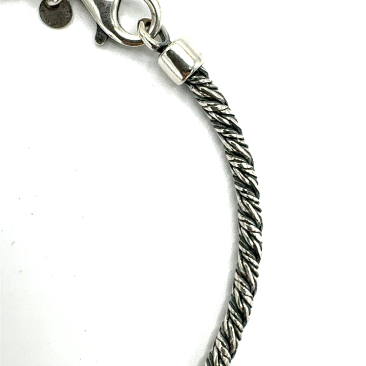 Bracciale Argento 925 Maglia Corda