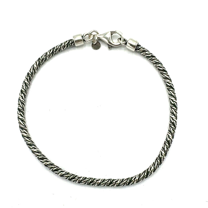 Bracciale Argento 925 Maglia Corda