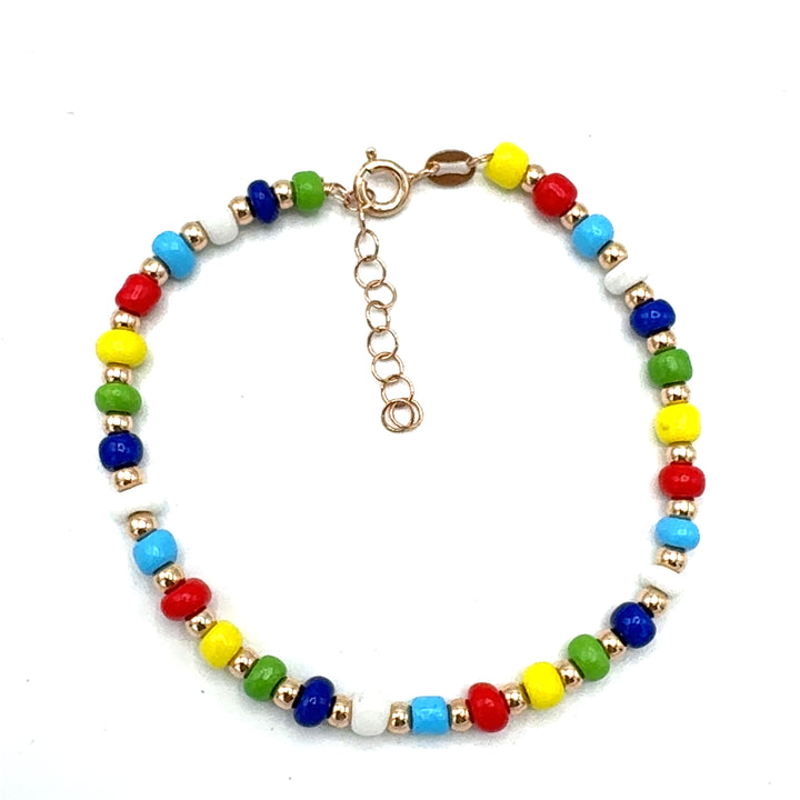 Bracciale Multicolor  in Argento Rosè