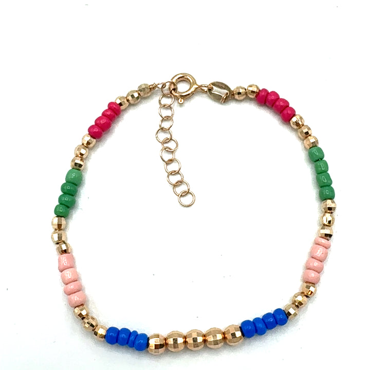 Bracciale Multicolor  in Argento Rosè