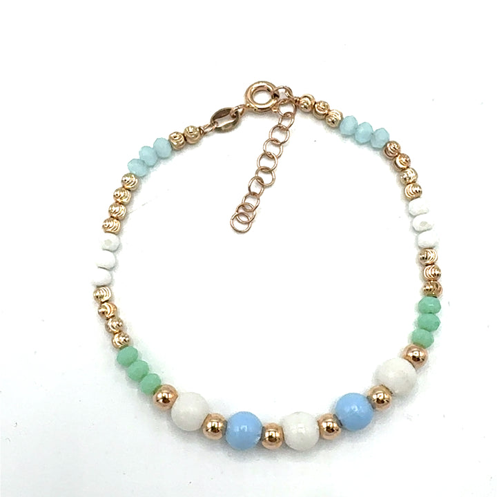 Bracciale Multicolor  in Argento Rosè