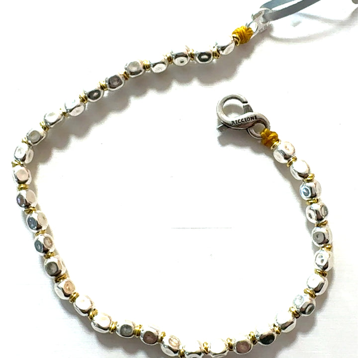 Bracciale Spadarella  Pepite in Argento Giallo