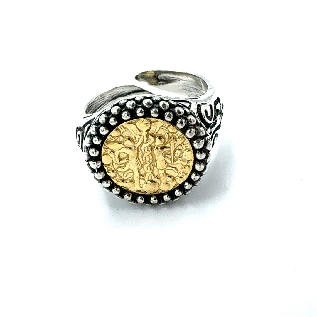 Anello Zodiaco Gemelli Gold Art